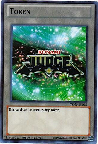 Official Judge Token: TKN4-EN015, Judge Promotional Cards TKN4-EN015