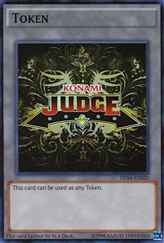 Official Judge Token: TKN4-EN020, Judge Promotional Cards TKN4-EN020