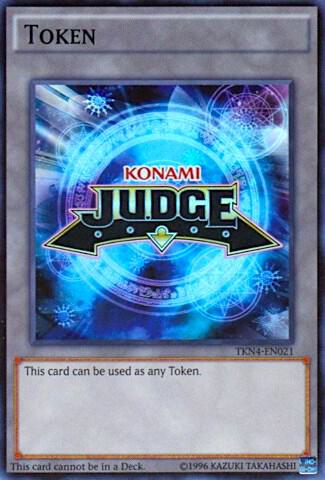Official Judge Token: TKN4-EN021, Judge Promotional Cards TKN4-EN021