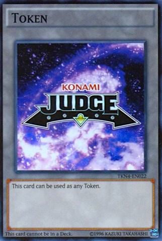 Official Judge Token: TKN4-EN022, Judge Promotional Cards TKN4-EN022