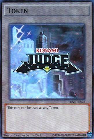 Official Judge Token: TKN4-EN023, Judge Promotional Cards TKN4-EN023