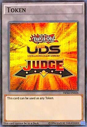 Official Judge Token: TKN4-EN026, Judge Promotional Cards TKN4-EN026