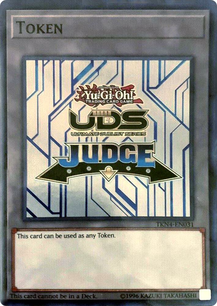 Official Judge Token: TKN4-EN031, Judge Promotional Cards TKN4-EN031