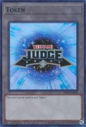 Official Judge Token: TKN4-EN032, Judge Promotional Cards TKN4-EN032