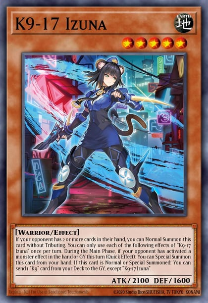 K9-17 Izuna (Starlight Rare), Justice Hunters JUSH-EN031
