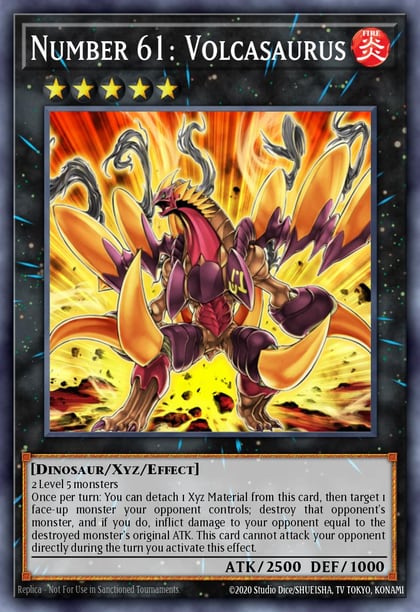 Number 61: Volcasaurus, Justice Hunters JUSH-EN043