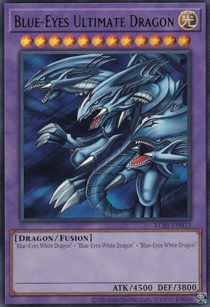 Blue-Eyes Ultimate Dragon, 25th Anniversary Ultimate Kaiba Set KC01-EN033