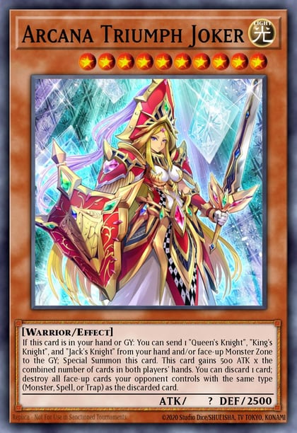Arcana Triumph Joker (CR), King's Court KICO-EN001