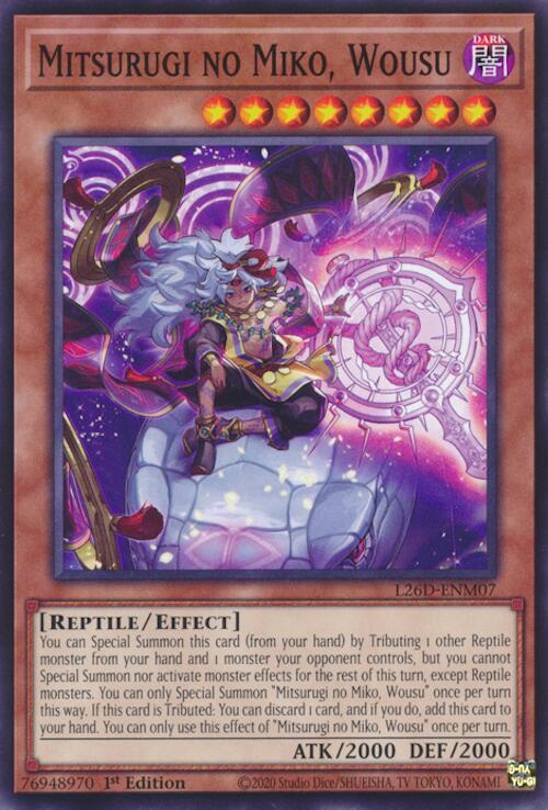 Mitsurugi no Miko, Wousu, Legendary Modern Decks 2026 L26D-ENM07