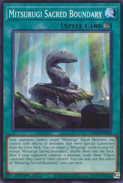 Mitsurugi Sacred Boundary, Legendary Modern Decks 2026 L26D-ENM18