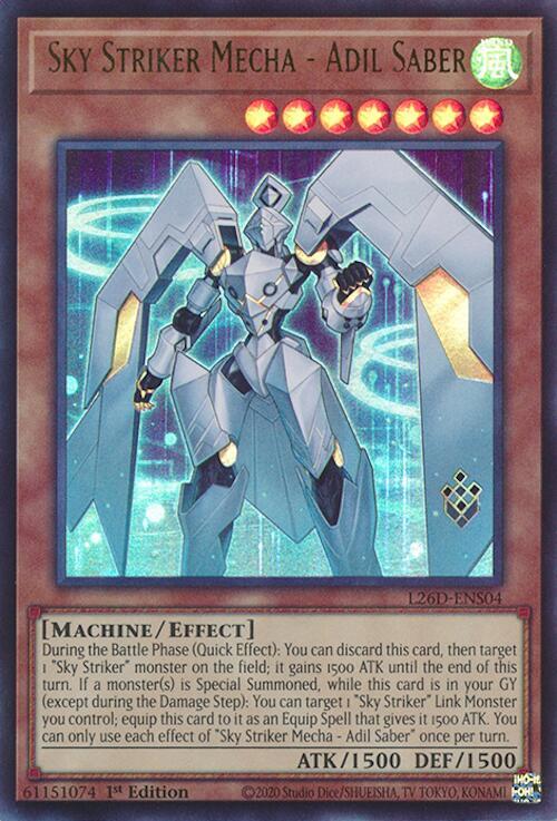 Sky Striker Mecha - Adil Saber, Legendary Modern Decks 2026 L26D-ENS04