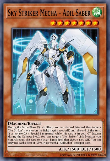 Sky Striker Mecha - Adil Saber, Legendary Modern Decks 2026 L26D-ENS04