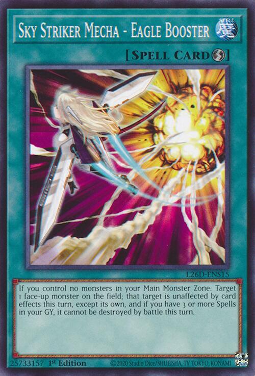 Sky Striker Mecha - Eagle Booster, Legendary Modern Decks 2026 L26D-ENS15