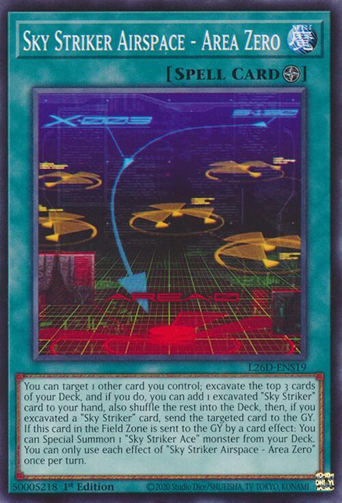 Sky Striker Airspace - Area Zero, Legendary Modern Decks 2026 L26D-ENS19