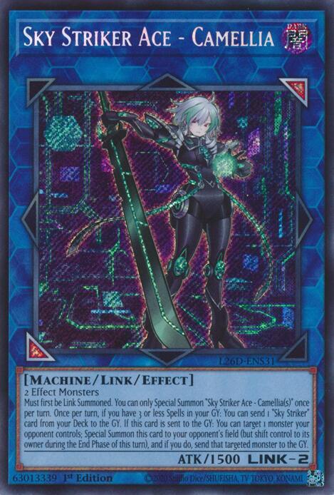 Sky Striker Ace - Camellia (Secret Rare), Legendary Modern Decks 2026 L26D-ENS31