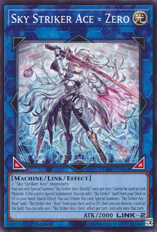 Sky Striker Ace = Zero, Legendary Modern Decks 2026 L26D-ENS34