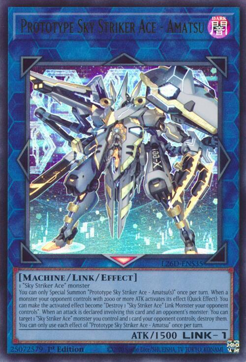 Prototype Sky Striker Ace - Amatsu, Legendary Modern Decks 2026 L26D-ENS35