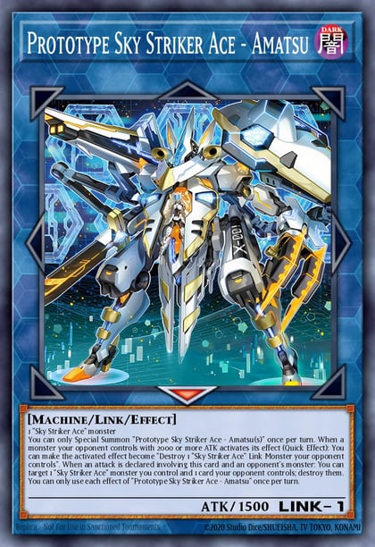 Prototype Sky Striker Ace - Amatsu, Legendary Modern Decks 2026 L26D-ENS35