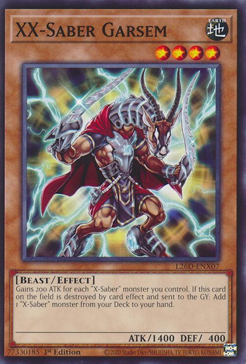 XX-Saber Garsem, Legendary Modern Decks 2026 L26D-ENX07