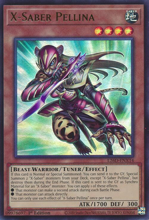 X-Saber Pellina (Ultra Rare), Legendary Modern Decks 2026 L26D-ENX14