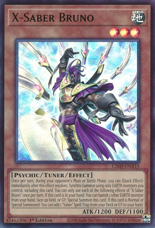 X-Saber Bruno (Ultra Rare), Legendary Modern Decks 2026 L26D-ENX15