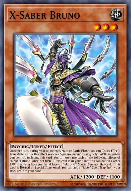 X-Saber Bruno (Ultra Rare), Legendary Modern Decks 2026 L26D-ENX15