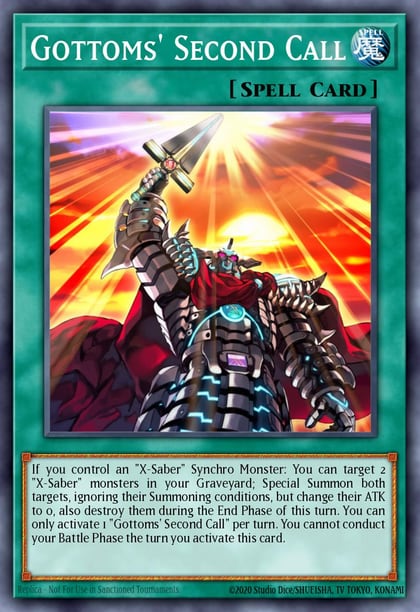 Gottoms' Second Call (Ultra Rare), Legendary Modern Decks 2026 L26D-ENX19