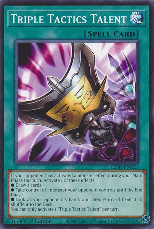 Triple Tactics Talent - L26D-ENX21, Legendary Modern Decks 2026 L26D-ENX21