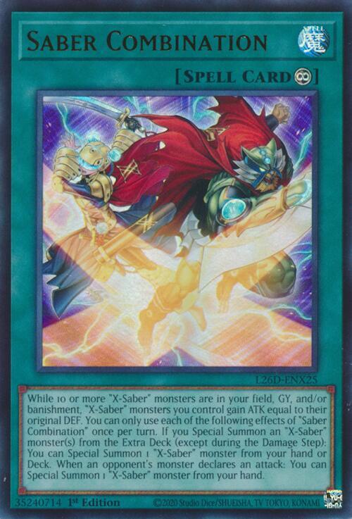 Saber Combination, Legendary Modern Decks 2026 L26D-ENX25