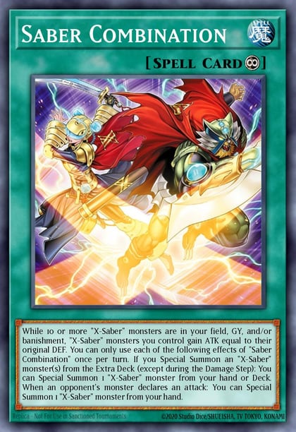 Saber Combination, Legendary Modern Decks 2026 L26D-ENX25