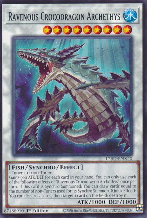Ravenous Crocodragon Archethys, Legendary Modern Decks 2026 L26D-ENX40