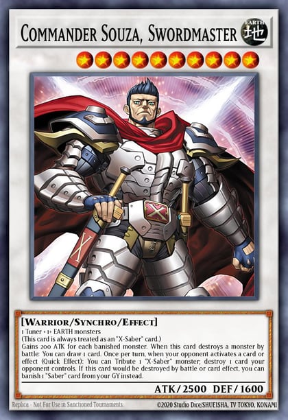 Commander Souza, Swordmaster, Legendary Modern Decks 2026 L26D-ENX42