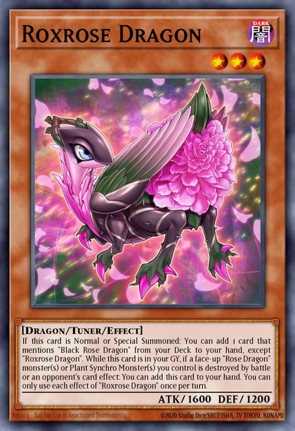 Roxrose Dragon, Legendary 5D's Decks L5DD-ENA12