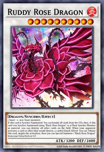 Ruddy Rose Dragon, Legendary 5D's Decks L5DD-ENA32