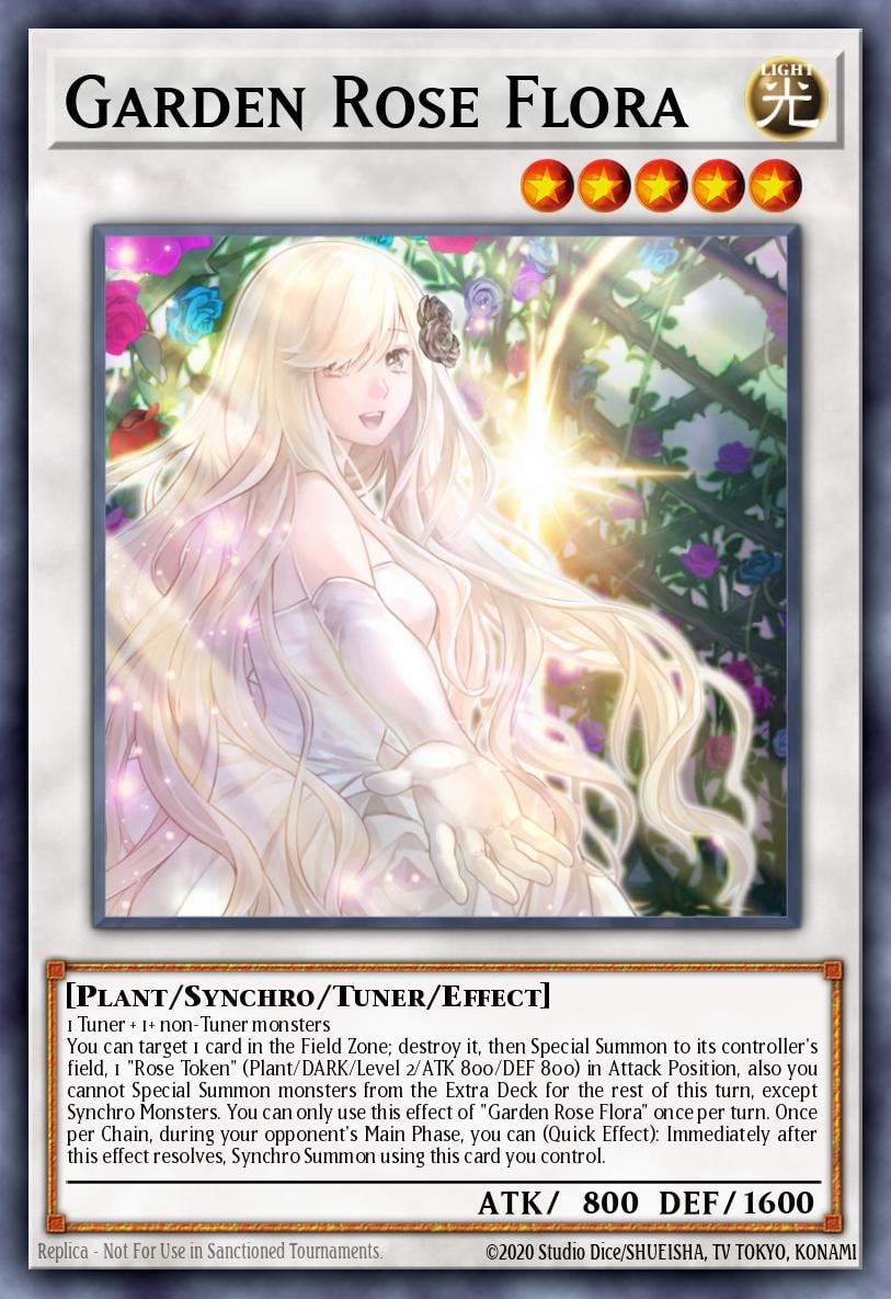Garden Rose Flora, Legendary 5D's Decks L5DD-ENA33