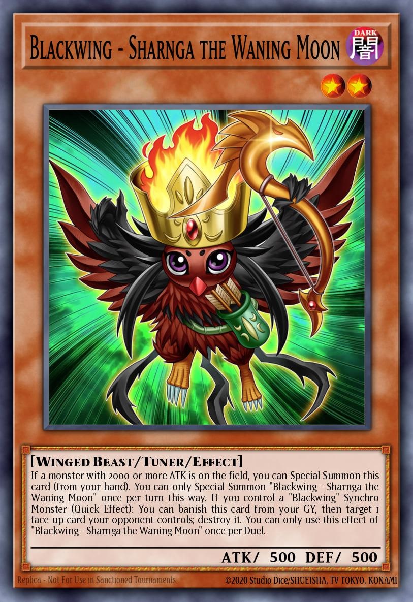Blackwing - Sharnga the Waning Moon, Legendary 5D's Decks L5DD-ENC06