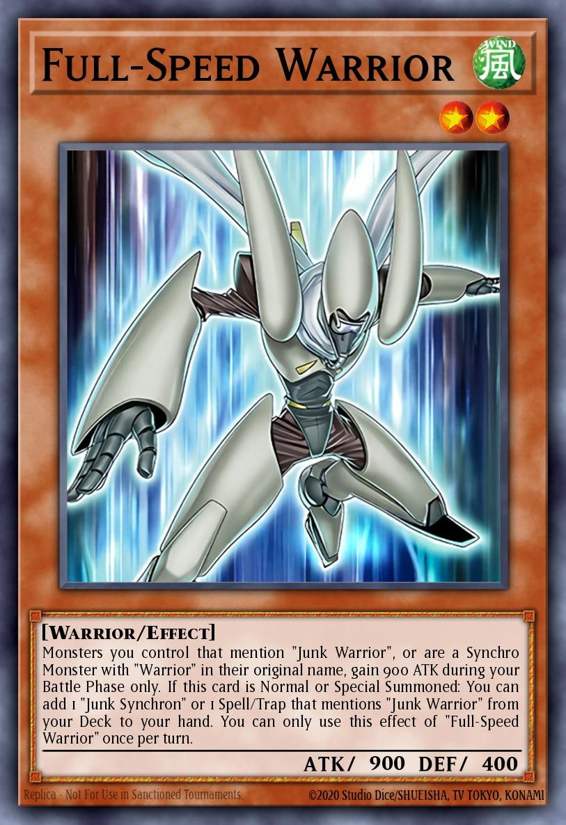 Full-Speed Warrior, Legendary 5D's Decks L5DD-ENY01