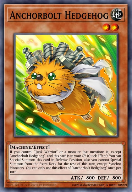 Anchorbolt Hedgehog, Legendary 5D's Decks L5DD-ENY02