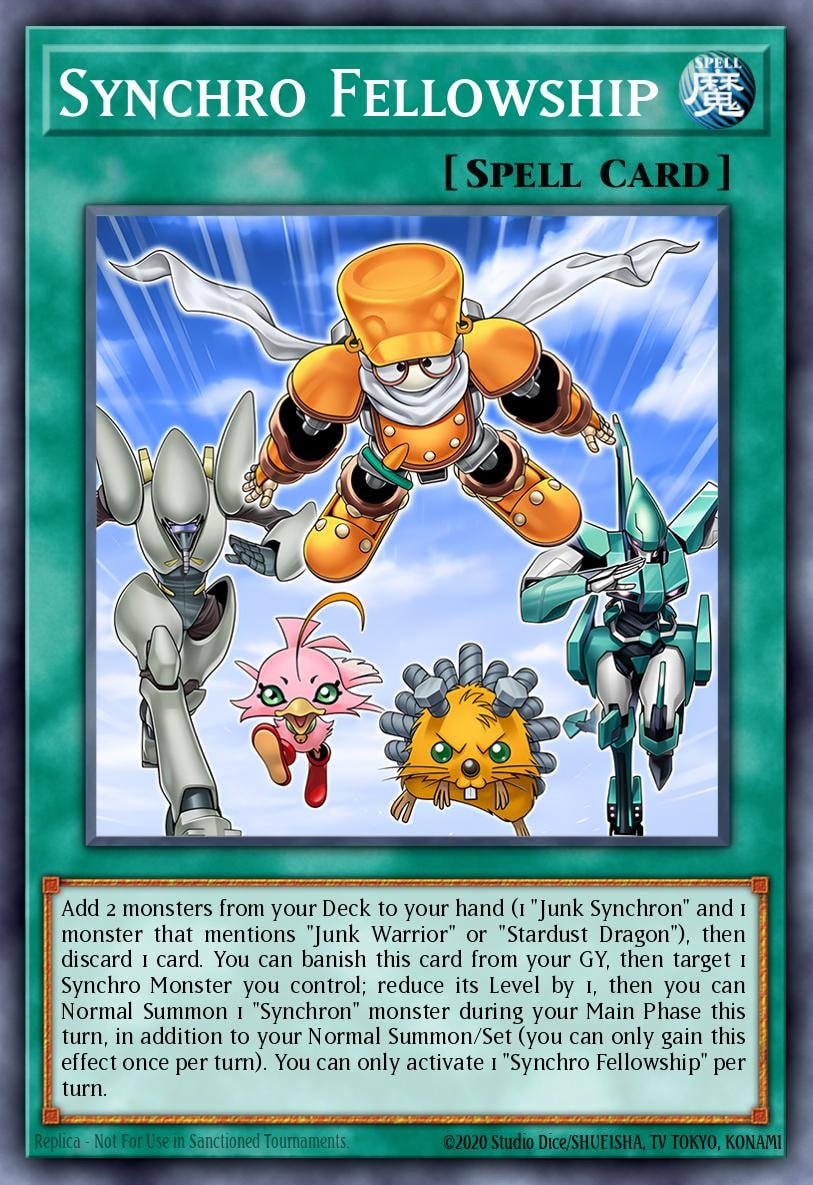 Synchro Fellowship, Legendary 5D's Decks L5DD-ENY05