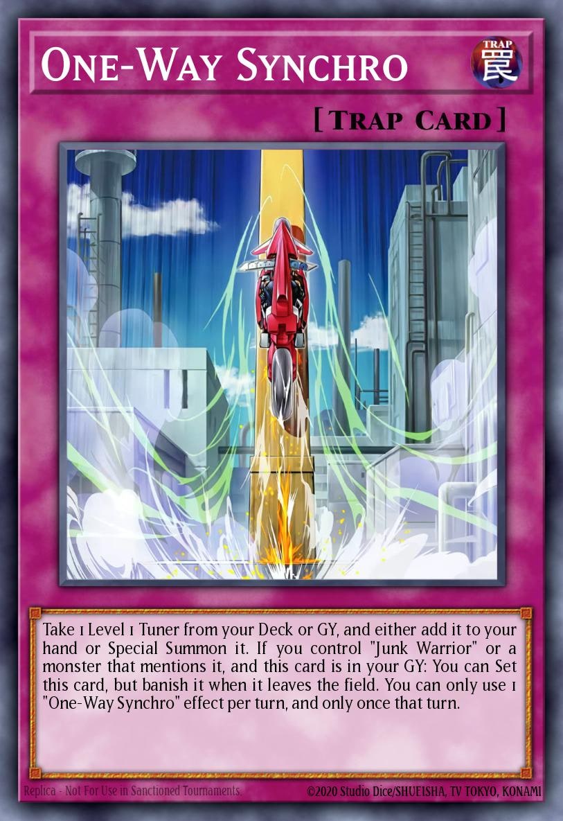 One-Way Synchro, Legendary 5D's Decks L5DD-ENY06