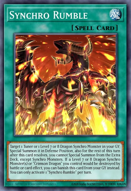 Synchro Rumble, Legendary 5D's Decks L5DD-ENY22