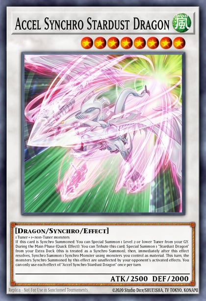 Accel Synchro Stardust Dragon, Legendary 5D's Decks L5DD-ENY37