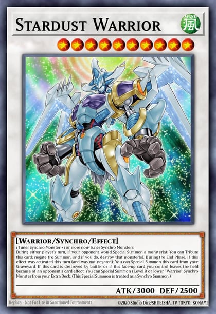 Stardust Warrior, Legendary 5D's Decks L5DD-ENY39