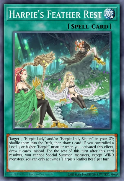 Harpie's Feather Rest, The Lost Art Promotion LART-EN029