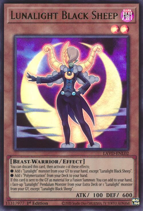 Lunalight Black Sheep (UR), Legendary Arc-V Decks LAVD-ENL02