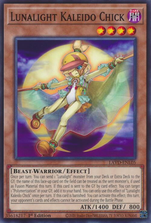 Lunalight Kaleido Chick, Legendary Arc-V Decks LAVD-ENL05