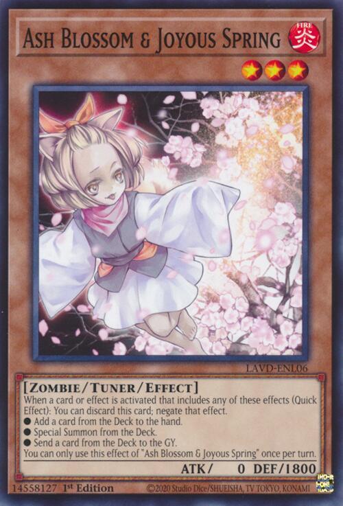 Ash Blossom & Joyous Spring (LAVD-ENL06), Legendary Arc-V Decks LAVD-ENL06