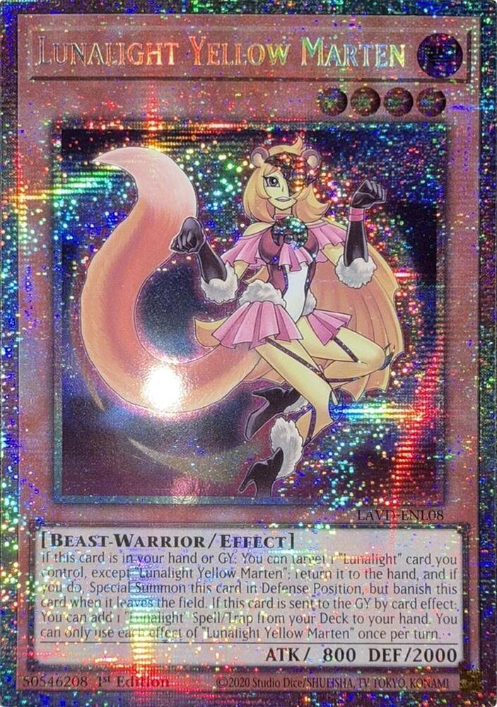 Lunalight Yellow Marten (Starlight Rare), Legendary Arc-V Decks LAVD-ENL08