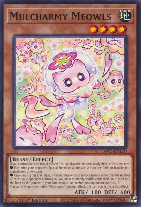 Mulcharmy Meowls, Legendary Arc-V Decks LAVD-ENL10