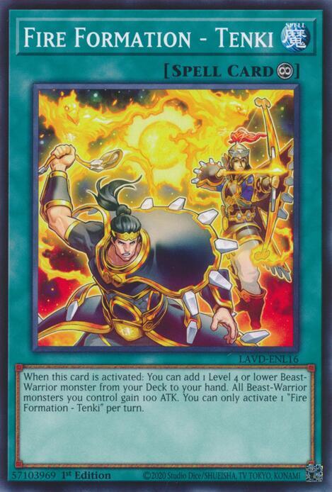 Fire Formation - Tenki, Legendary Arc-V Decks LAVD-ENL16